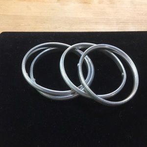 Sterling Silver stretch bangles